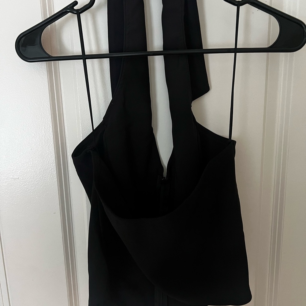 Fashion Nova Black Sleeveless Blouse